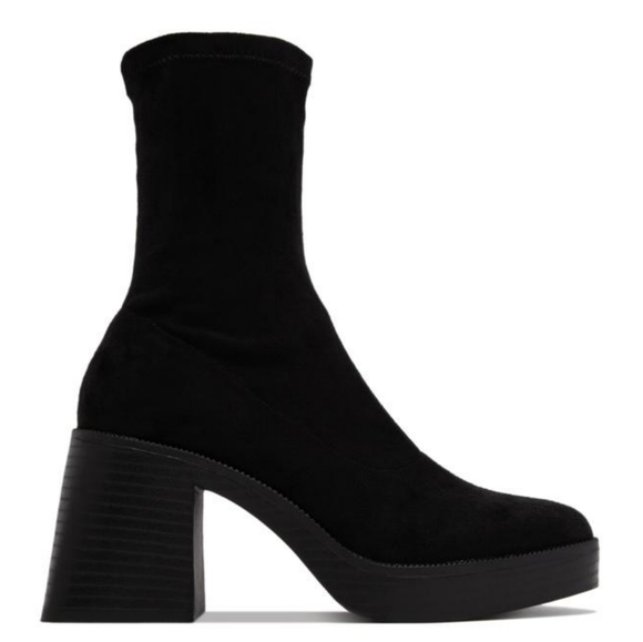 πππ¨π© πππ― 10 π€SHE'S FLIRTYPLATFORM BOOT - BLACK - Picture 2 of 8